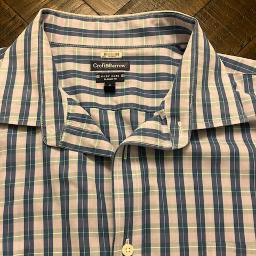 Craft&Barrow Men Shirt Plaid Shirt